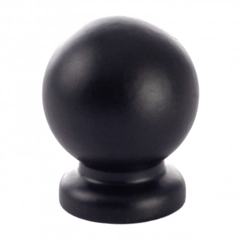 Misket 25 mm Siyah Kulp Lüks Country Mutfak Mobilya Dolap Çekmece Kulpu