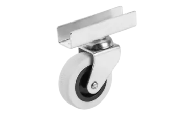 Mobilya Tekeri U Geçme Tablalı Sarhoş Gri Teker 50x20 mm