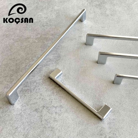 Narin 192 mm Krom Kulp Lüks Country Mutfak Mobilya Dolap Çekmece Kulpu