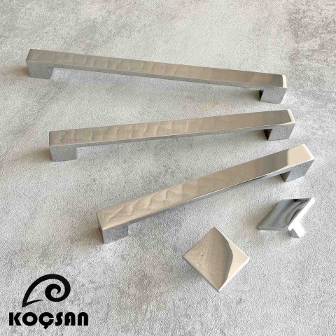 Nergis 224 mm Krom Kulp Lüks Country Mutfak Mobilya Dolap Çekmece Kulpu