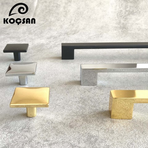 Nergis 224 mm Siyah Kulp Lüks Country Mutfak Mobilya Dolap Çekmece Kulpu