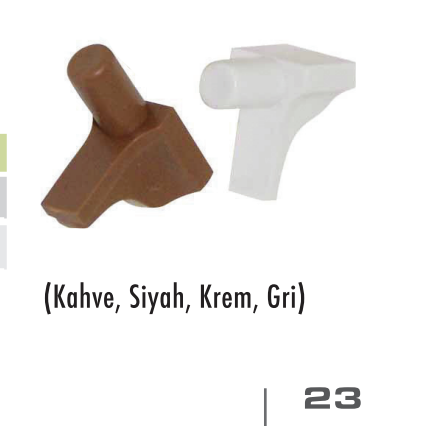 Plastik Dübelli Raf Pimi Beyaz 5 mm