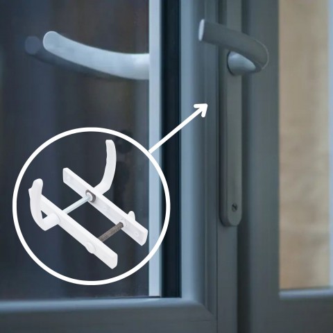 Plastik Pvc Pimapen Kapı Kolu Beyaz