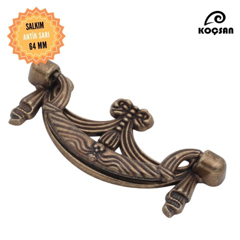 Salkım 64 mm Kulp Lüks Country Mutfak Mobilya Dolap Çekmece Kulpu