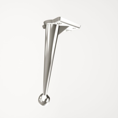 Saturn Krom 18 cm Mobilya Ayağı, Lüks Metal Mobilya Ayak, Koltuk, Dolap, Şifonyer, Masa Ayak