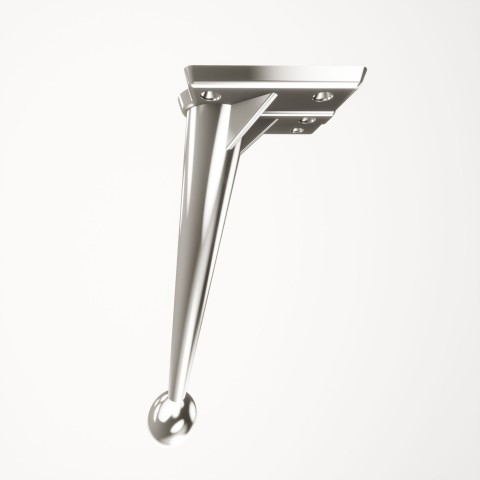 Saturn Krom 18 cm Mobilya Ayağı, Lüks Metal Mobilya Ayak, Koltuk, Dolap, Şifonyer, Masa Ayak
