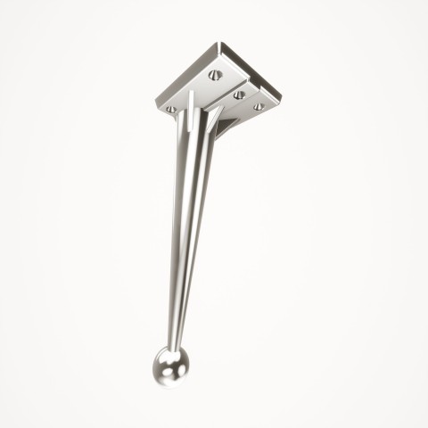 Saturn Krom 21 cm Mobilya Ayağı, Lüks Metal Mobilya Ayak, Koltuk, Dolap, Şifonyer, Masa Ayak