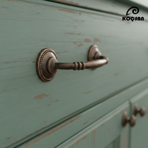 U Papucu 64 mm Kulp Lüks Country Mutfak Mobilya Dolap Çekmece Kulpu