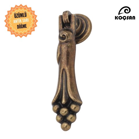 Üzümlü Kulp Lüks Country Mutfak Mobilya Dolap Çekmece Kulpu