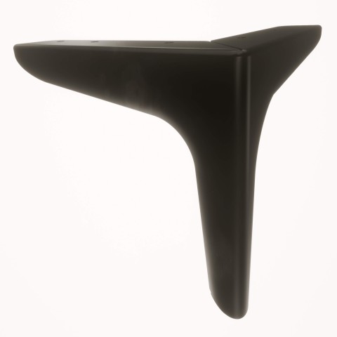 Venüs Siyah 15 cm Mobilya Ayağı, Lüks Metal Mobilya Ayak, Koltuk, Dolap, Şifonyer, Masa Ayak