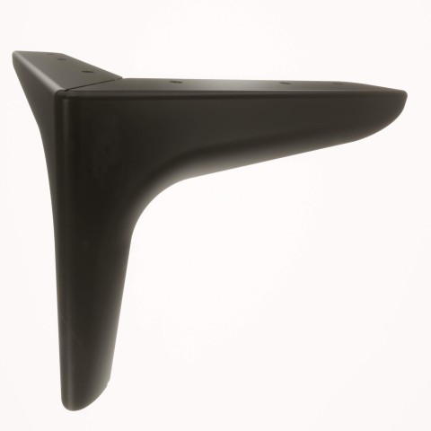 Venüs Siyah 15 cm Mobilya Ayağı, Lüks Metal Mobilya Ayak, Koltuk, Dolap, Şifonyer, Masa Ayak