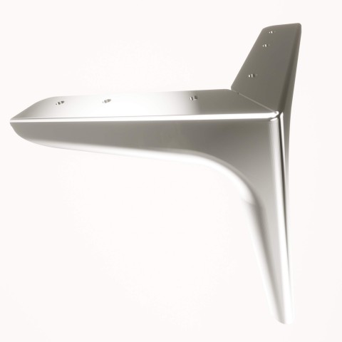 Venüs Krom 20 cm Mobilya Ayağı, Lüks Metal Mobilya Ayak, Koltuk, Dolap, Şifonyer, Masa Ayak