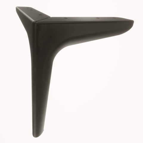 Venüs Siyah 20 cm Mobilya Ayağı, Lüks Metal Mobilya Ayak, Koltuk, Dolap, Şifonyer, Masa Ayak