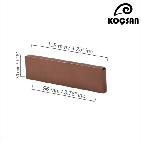 Zarif 96 mm Bronz Kulp Lüks Country Mutfak Mobilya Dolap Çekmece Kulpu