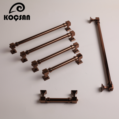Zumra 224 mm Bronz Kulp Lüks Country Mutfak Mobilya Dolap Çekmece Kulpu